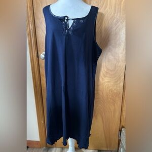 Cacique Navy Blue Cotton Sleepwear